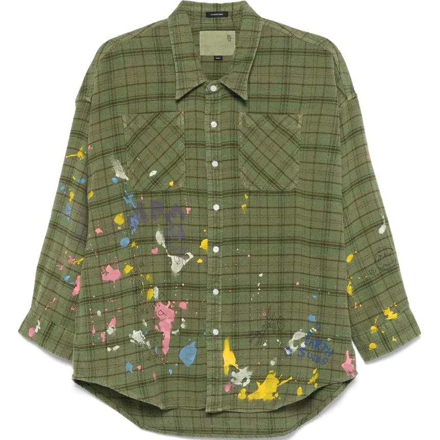 R13 SS25 Shirt Women's Moss Green