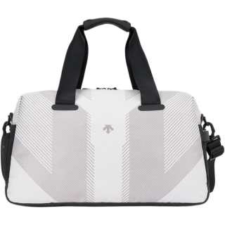 DESCENTE Training Gym Bag Outdoor Bag Jacquard Gray White Men's