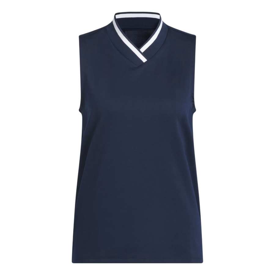 Adidas Adidas Women's Go To Sleeveless Polo Shirt Collegiate Navy