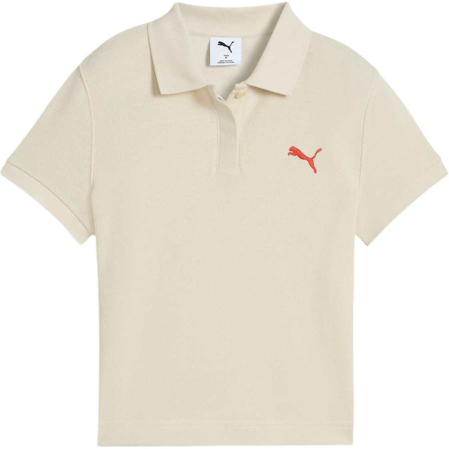PUMA Ess LogoPremium Polo Shirt Women's Snow