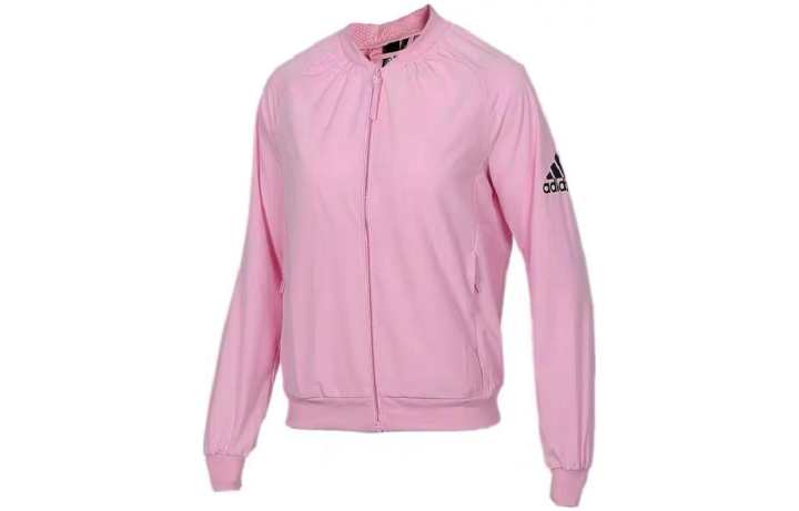 Adidas Adidas Jackets Women's Pink Baseball Collar Moderate Other