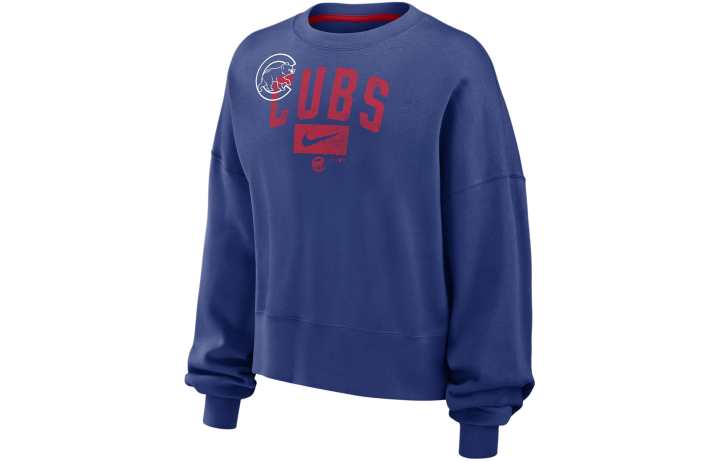 Nike Nike Chicago Cubs Team Women's Nike Mlb Pullover Sweatshirt