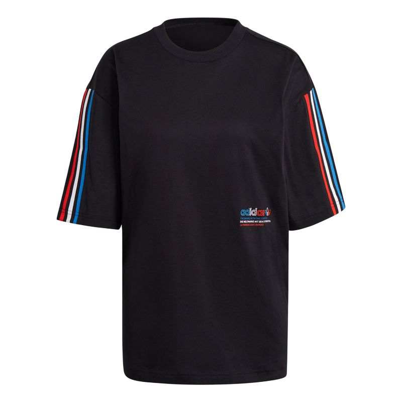 Adidas Originals Oversized Tee T Shirt Women's Black