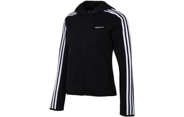 Adidas Adidas Jackets Women's Black Hooded Moderate Other