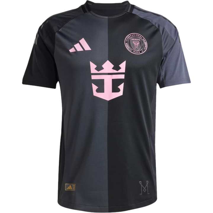 Adidas Adidas Miami International SS25 AWAY AUTHENTIC Soccer Jersey Men's Black