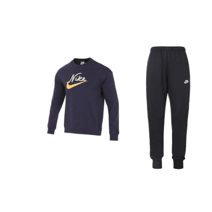 Nike Nike Casual Sportswear Men's Crew Neck Thickened And Fleece Lined