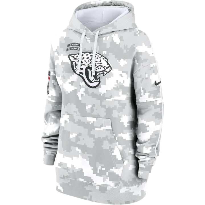 Nike Nike Jacksonville Jaguars Salute To Service Primary Edge Club Women's Nike Nfl Pullover Hoodie