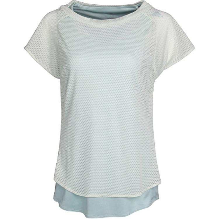 Adidas Adidas T Shirts Women's Green Crew Neck Moderate