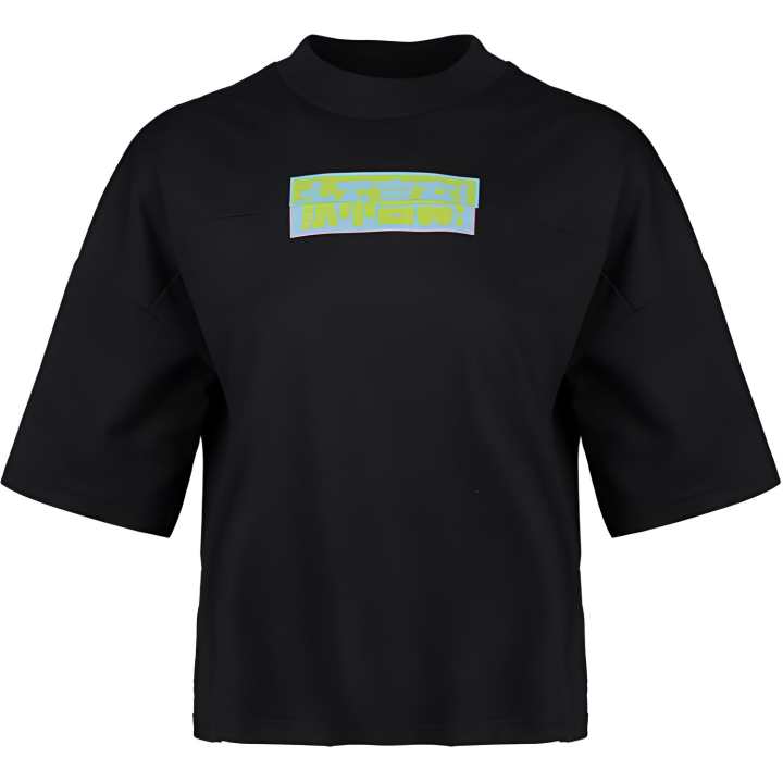 Adidas Adidas Drop Shoulder Sleeve T Shirt Women's Black