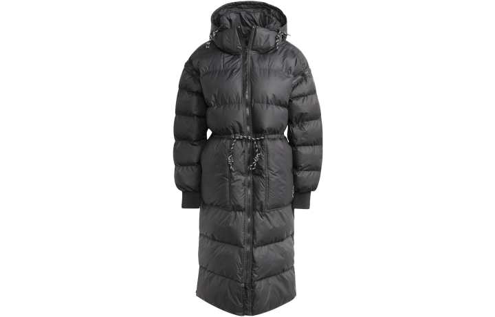 Adidas Adidas Jackets Women's Black Hooded Thickened Other