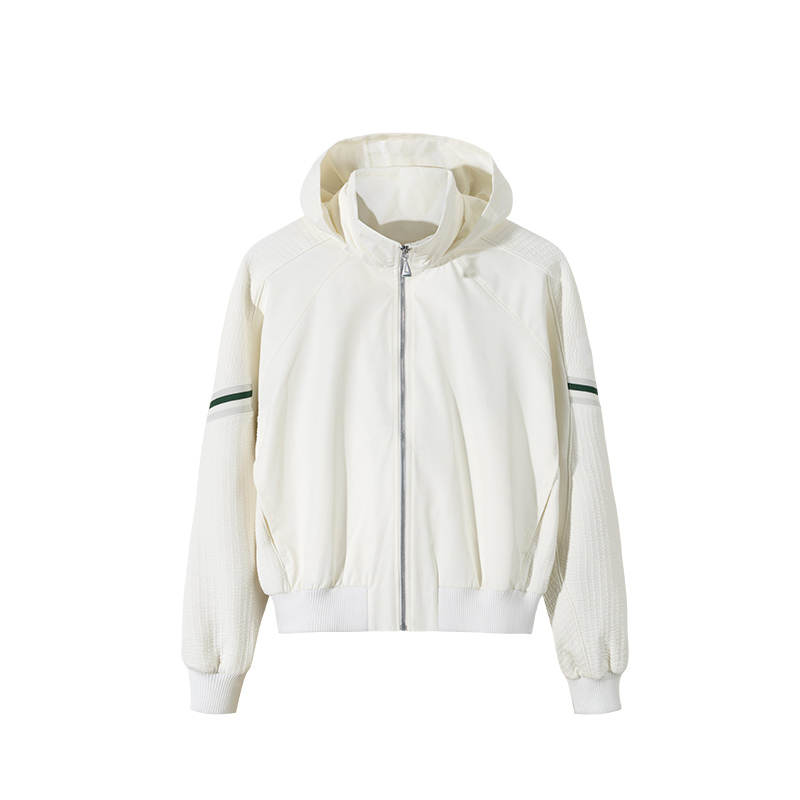 Anta Life Collection Jackets & Coats Women's Ivory White/Numbers Mist Gray