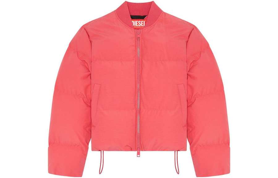 DIESEL DIESEL W-Oluch Oval D Patch Puffer Jacket