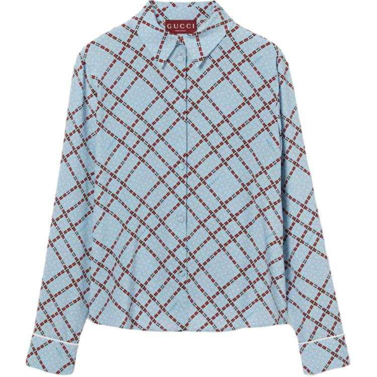 GUCCI Printed Crêpe De Chine Shirt