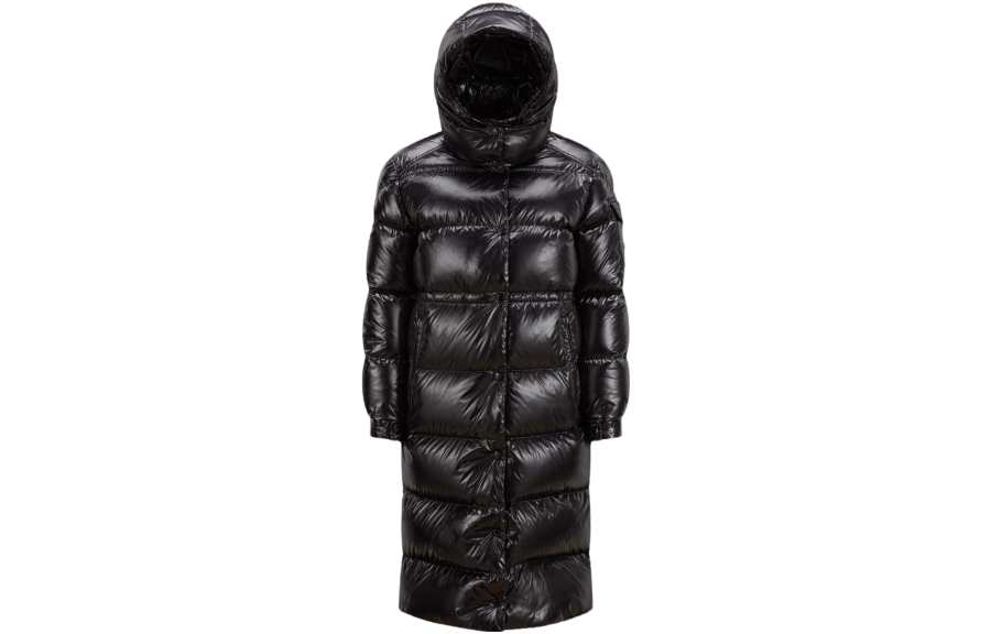Moncler Moncler Hooded Long Down Jacket