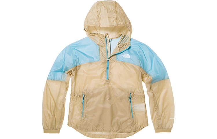 THE NORTH FACE Jackets Women's Khaki/Blue Hooded Thin Other
