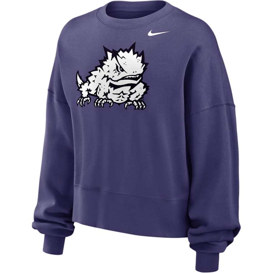 Nike Nike CollegeTCU FW24 Phoenix Fleece Sweatshirt Women's New Orchid