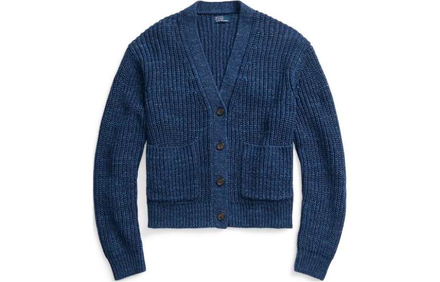 Polo Ralph Lauren SS24 Knitwear Loose Fit Women's Indigo