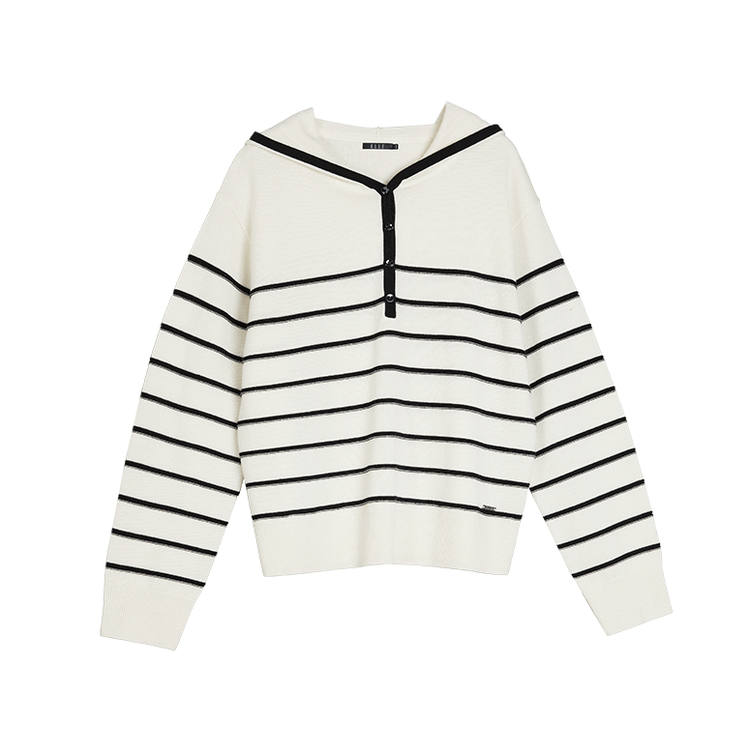 ELLE Knitwear Women's Black White