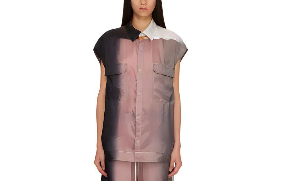 RICK OWENS RICK OWENS/RO SS24 Shirt Women's Gray Pink