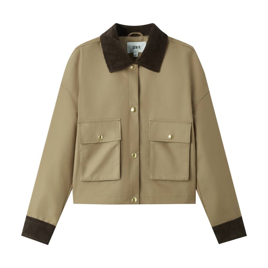 Semir SEM/R Jackets Coats Women's Dark Khaki
