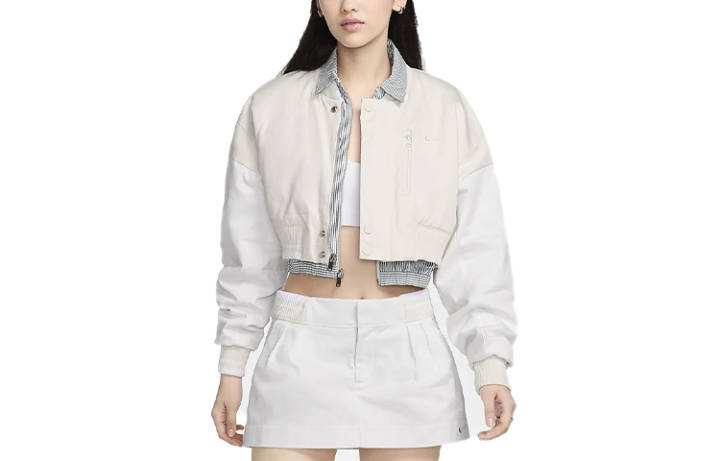 Nike Nike Sportswear Destroyer Jackets & Coats Women's Phantom Gray White