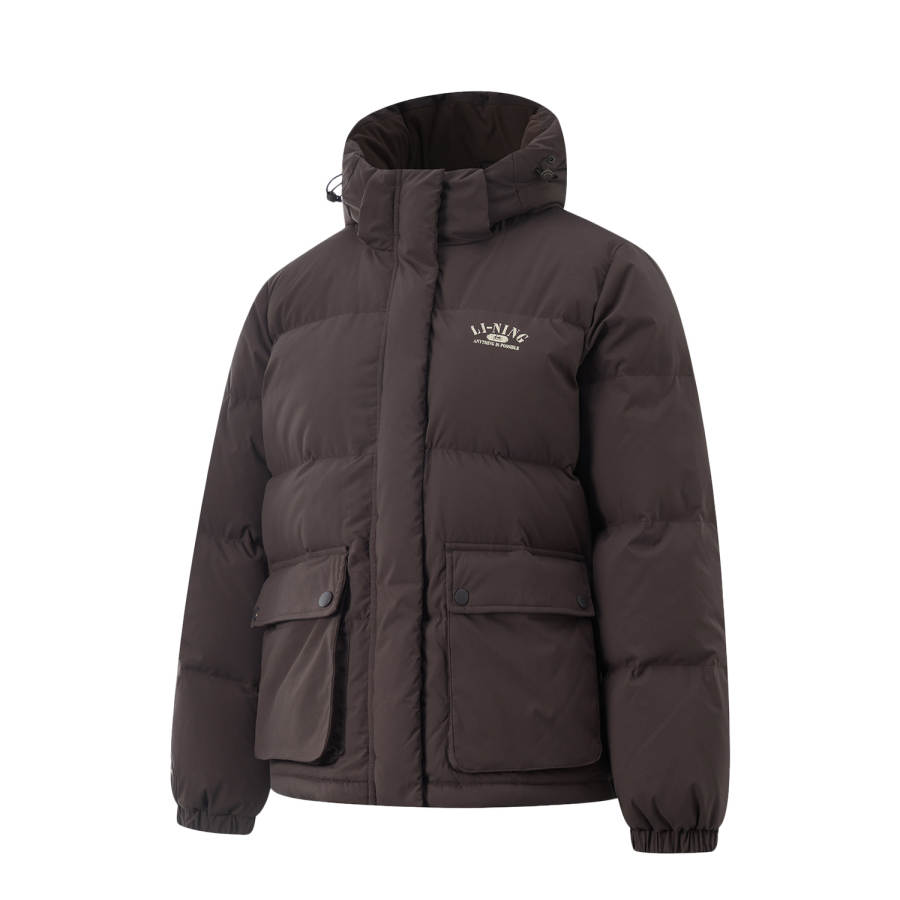 Li-Ning Li Ning Down Jacket Women's Charcoal Coffee Umber