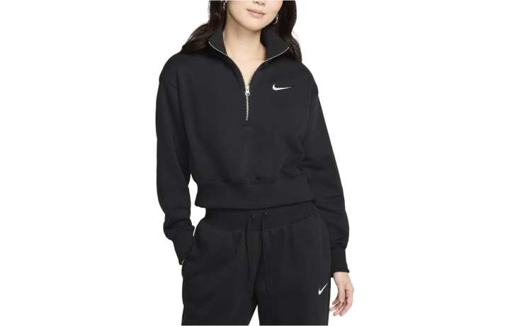 Nike Nike Sweatshirts Women's Black Stand Collar Moderate Regular