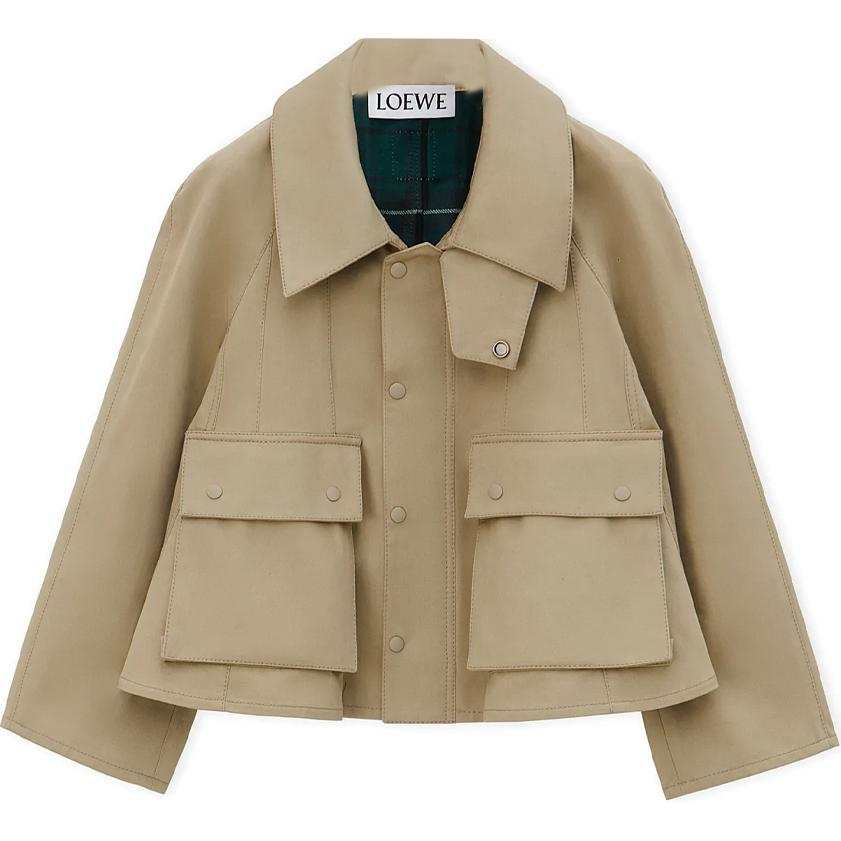 LOEWE LOEWE Trapeze Jacket 'Safari/Beige/Green'