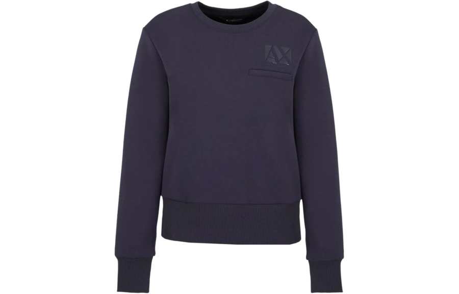 ARMANI EXCHANGE ARMANI EXCHANGE Logo-print Crew-neck Sweatshirt