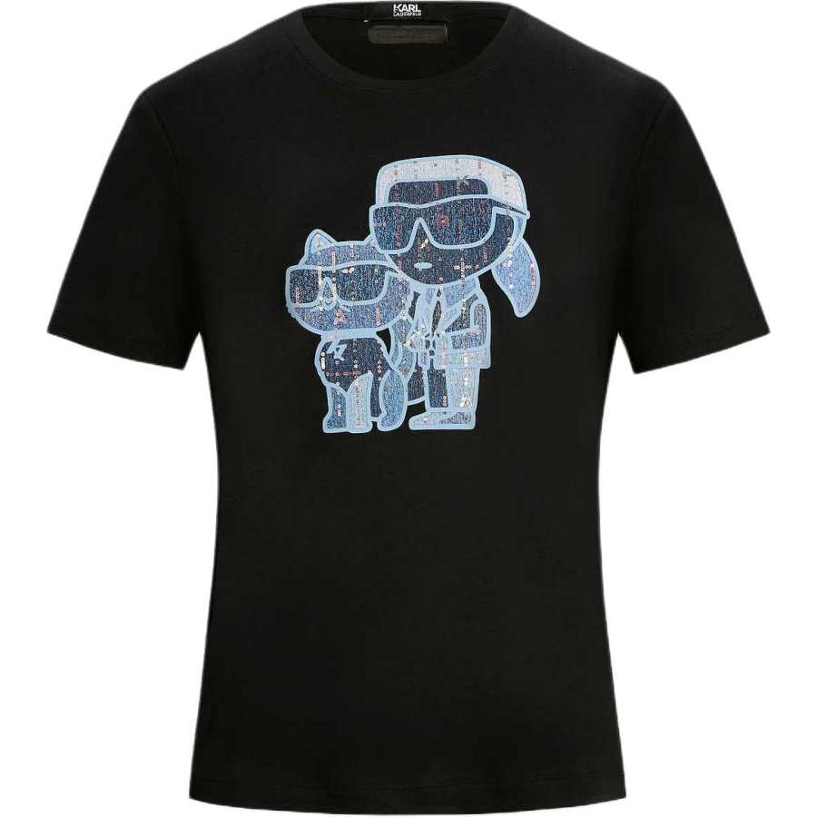 KARL LAGERFELD / Karl Lagerfeld Jeans T Shirt Women's Black