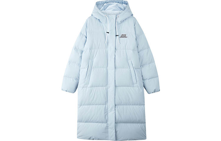 Skechers Colorful Down Jackets Women's Cashmere Blue Hooded Moderate Other