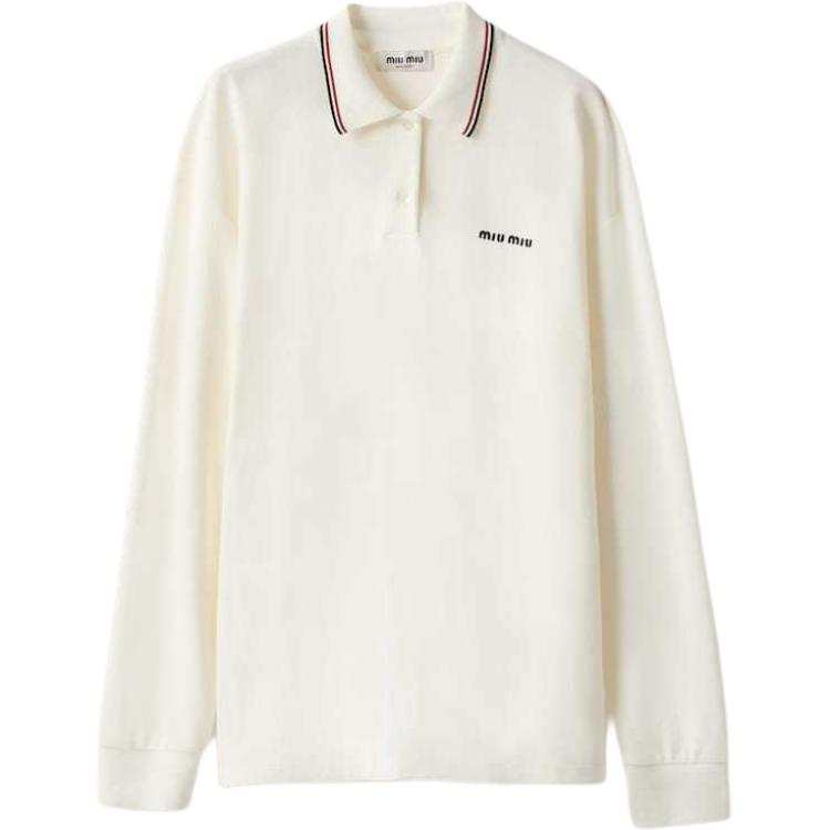 MIU MIU Polo Shirt Women's White