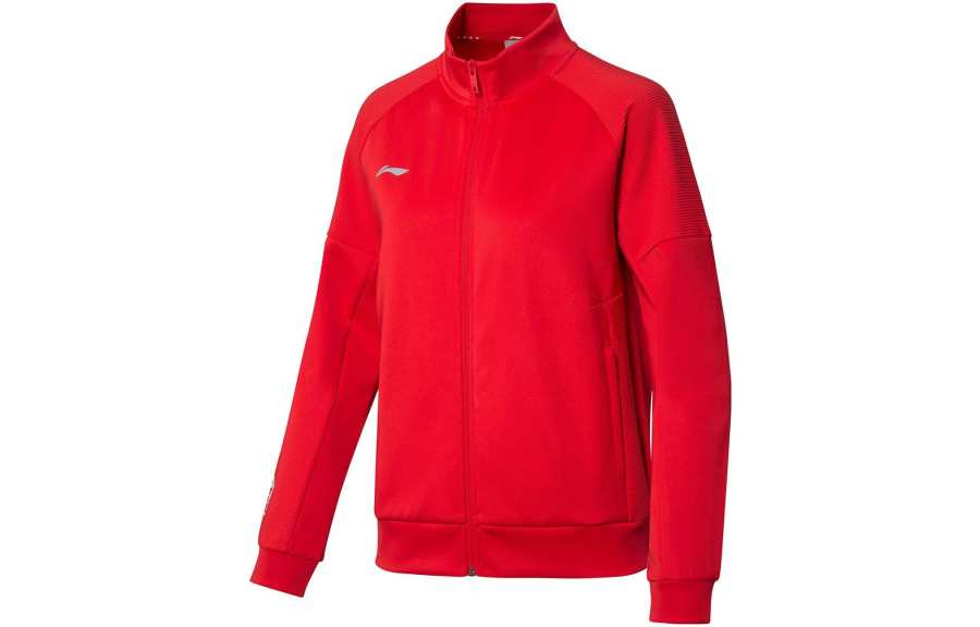 Li-Ning Li Ning Table Tennis Collection Sweatshirt Women's Vermilion