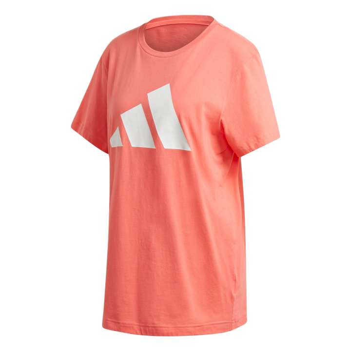 Adidas Adidas T Shirts Women's Pink Crew Neck Moderate Other