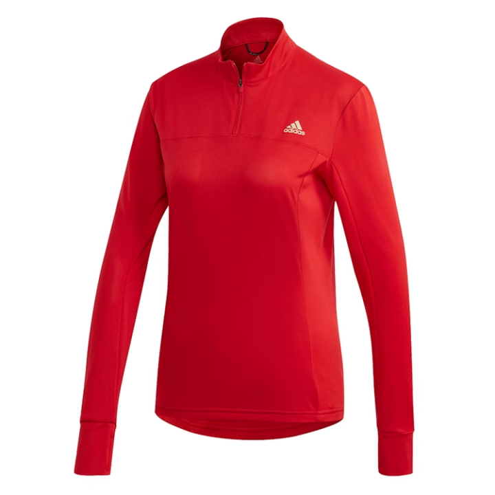 Adidas Adidas T Shirts Women's Red Stand Collar Moderate