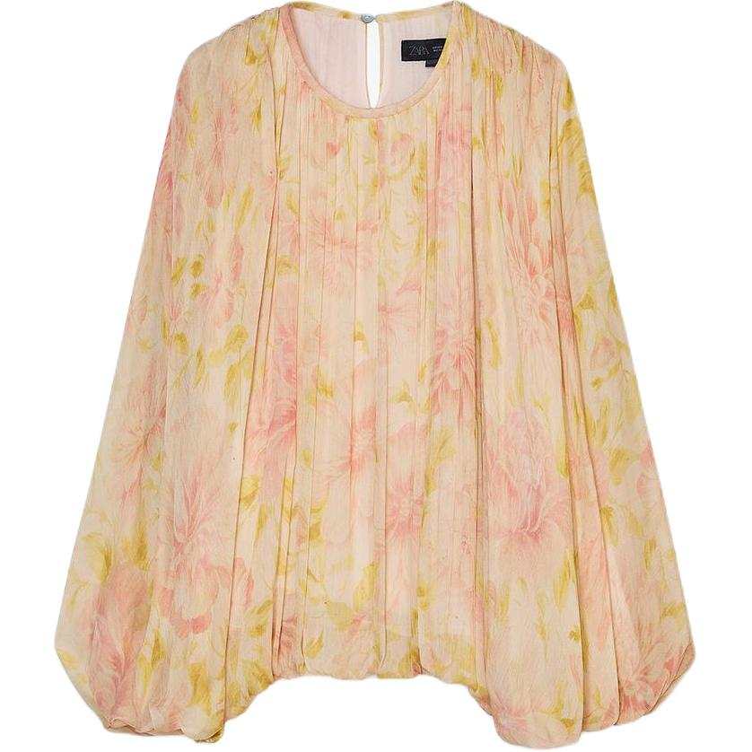 ZARA ZW Series Shirt Women's Wheat