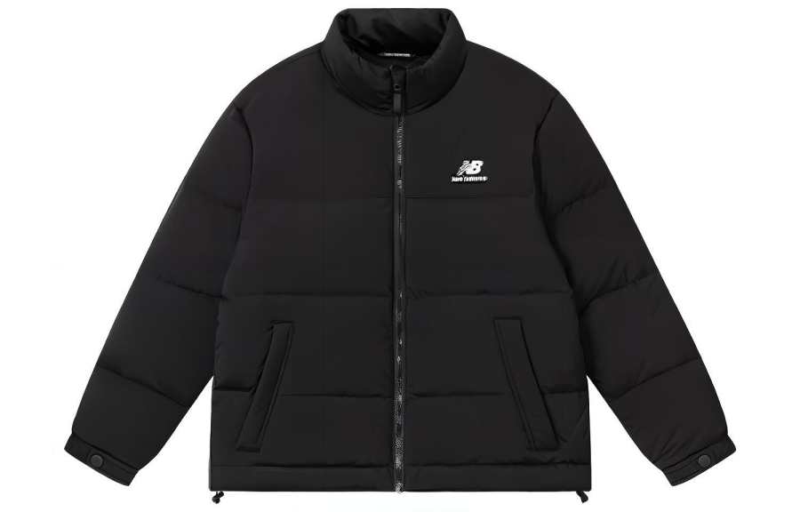 New Balance New Balance Down Jackets Women's Black Hooded Moderate Puffer Jacket