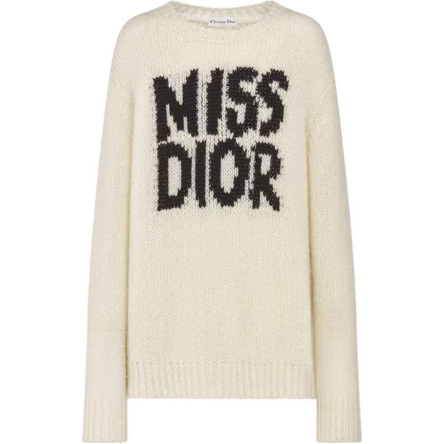 DIOR DIOR Cashmere Sweater Women's Ecru