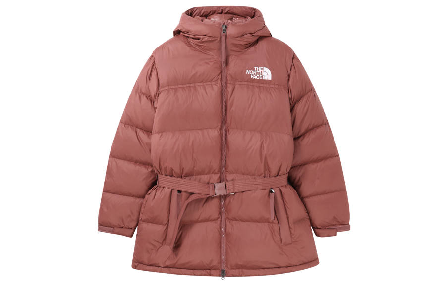 THE NORTH FACE Nuptse Down Jacket Women's Cameo Brown Pink