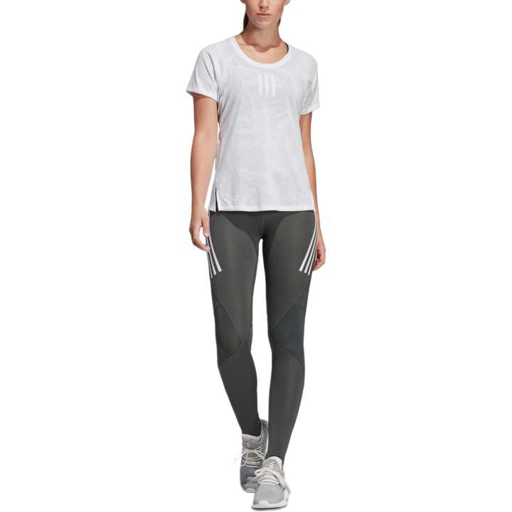Adidas Adidas T Shirts Women's White Crew Neck Moderate