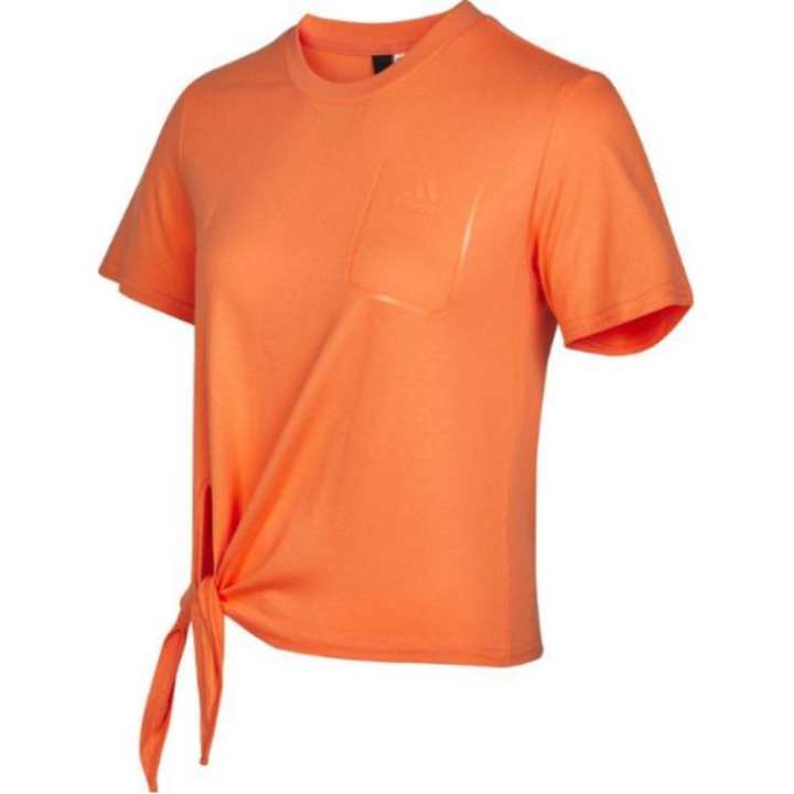 Adidas Adidas T Shirts Women's Yellow Crew Neck Moderate