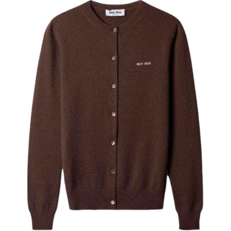 MIU MIU Cashmere Sweater Women's Cocoa Brown