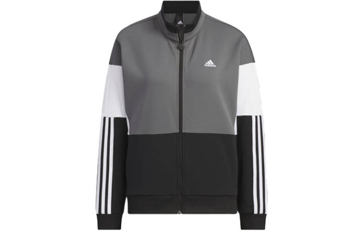 Adidas Adidas Jackets Women's Black Gray Color Stand Collar Moderate Other