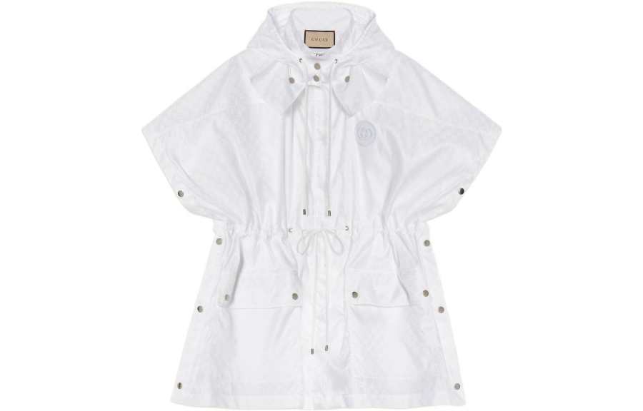 GUCCI GUCCI Jackets Women's White Hooded Moderate Other