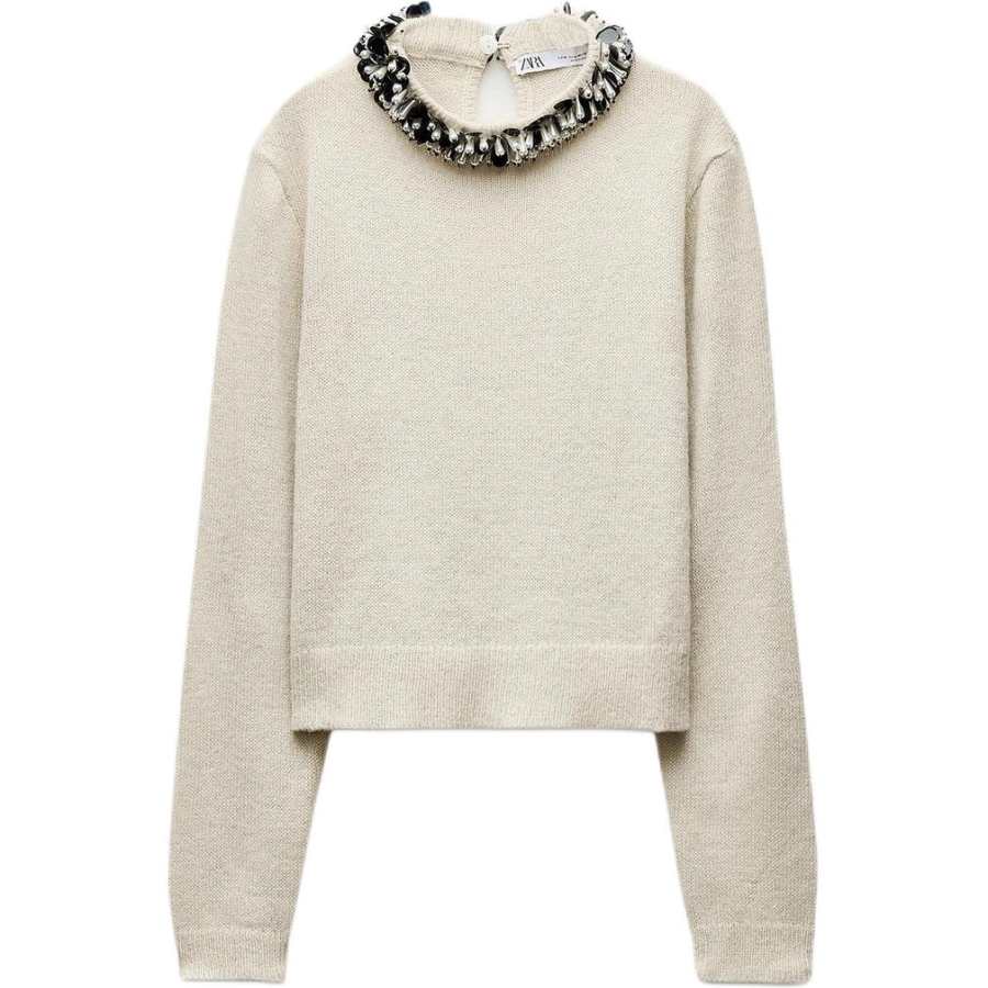ZARA Knitwear Women's Natural Color