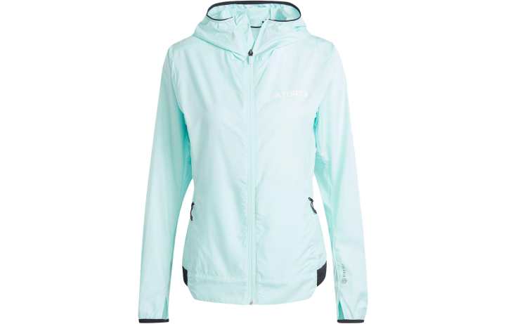 Adidas Adidas Jackets Women's Washed Blue Hooded Moderate Other