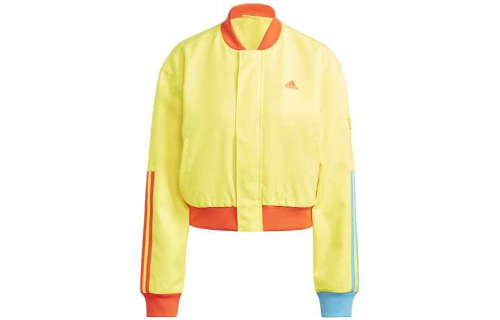 Adidas Adidas Jackets Women's Bund Yellow Baseball Collar Moderate Other