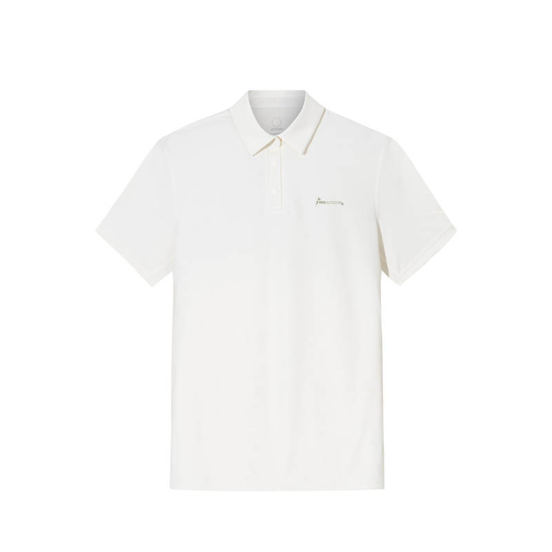 Anta Outdoor Collection Polo Shirt Women's Ivory White