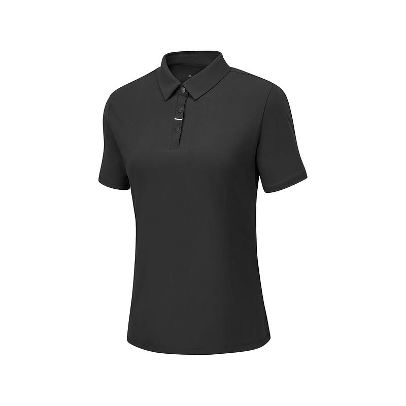 Skechers SS25 Polo Shirt Women's Carbon Black