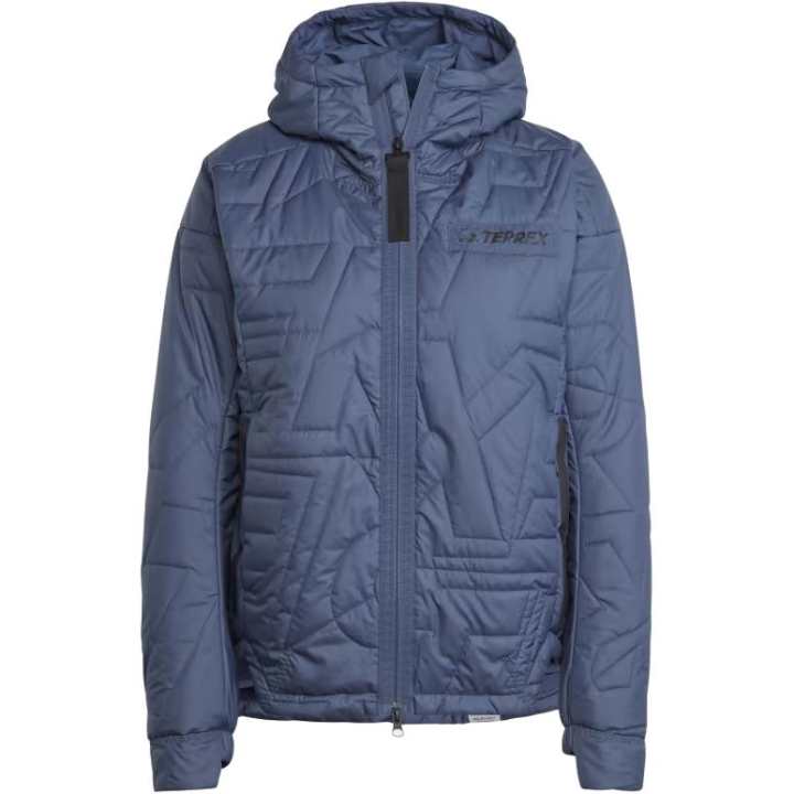 Adidas Adidas TERREX MYSHELTER PRIMALOFT HOODED PADDED JACKET Jackets & Coats Women's Blue